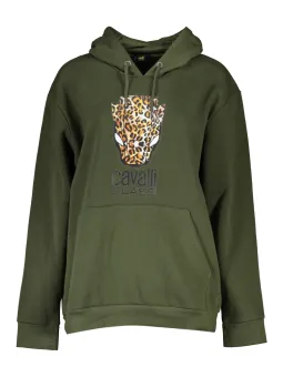 Cavalli Class Damen Sweatshirt Grün mieten | Flex-Fashion Verleih