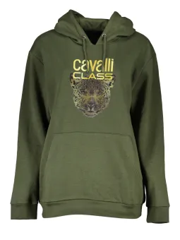Cavalli Class Damen Sweatshirt Grün mieten | Flex-Fashion