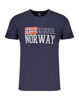 Herren T-Shirt Blau mieten - NORWAY 1963 bei Flex-Fashion