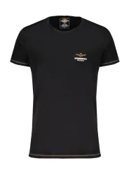 AERONAUTICA MILITARE Herren T-Shirt Schwarz | online kaufen