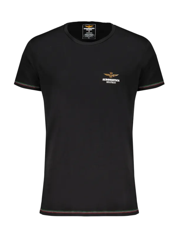AERONAUTICA MILITARE Herren T-Shirt Schwarz | online kaufen
