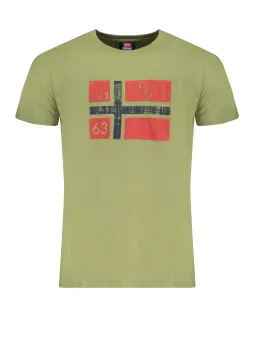 Grünes NORWAY 1963 Herren T-Shirt mieten - Flex-Fashion