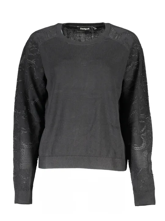 Desigual Damen PULLOVER Schwarz | online kaufen