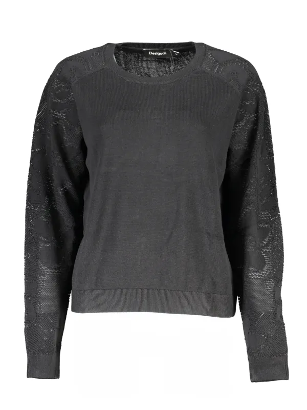 Desigual Damen PULLOVER Schwarz | online kaufen