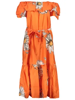 Desigual Damenkleid Orange mieten - Flex-Fashion Verleih