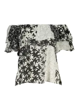 Desigual Damen T-Shirt Weiß mieten | Flex-Fashion Verleih