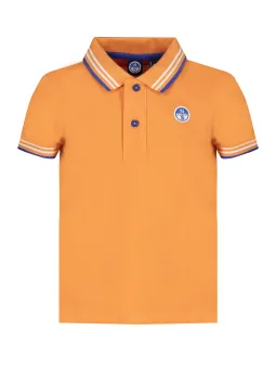 North Sails Jungen Poloshirt Orange mieten | Flex-Fashion