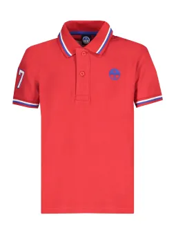 Miete stylisches North Sails Jungen Poloshirt Rot - Flex-Fashion