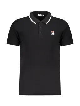 Fila Herren Poloshirt Schwarz mieten – Flex-Fashion Verleih