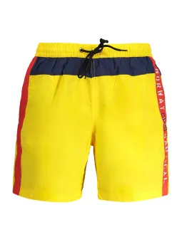 Herren Badehose Gelb leihen – NORWAY 1963 bei Flex-Fashion