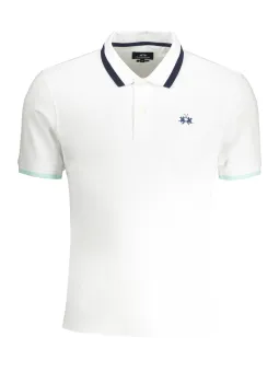 LA MARTINA Herren Poloshirt Weiß mieten - Flex-Fashion Verleih