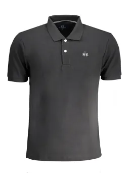 LA MARTINA Herren Poloshirt Schwarz mieten - Flex-Fashion