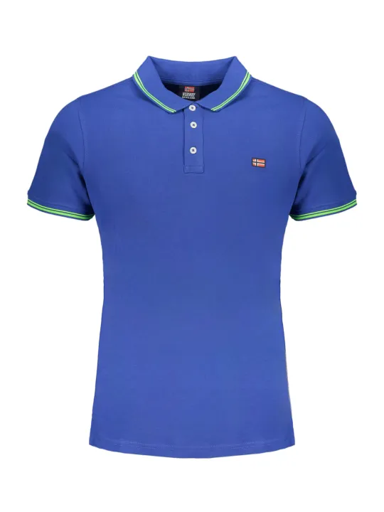 NORWAY 1963 Herren POLOSHIRT Blau | online kaufen