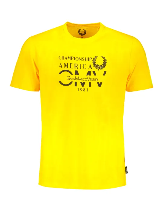 GIAN MARCO VENTURI Herren T-Shirt Gelb | online kaufen