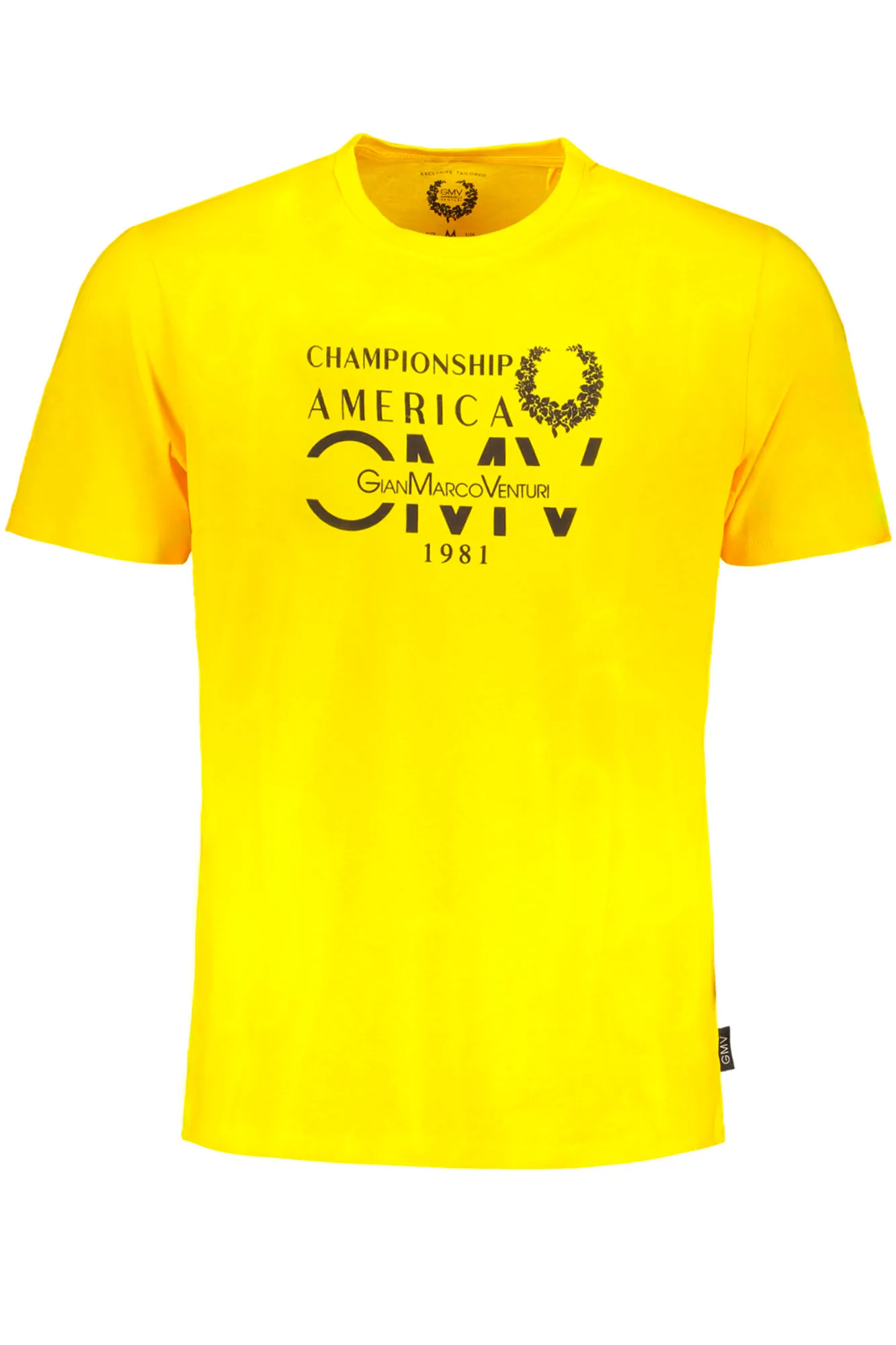 Herren T-Shirt Gelb AU01484ITALO_GIYELLOW