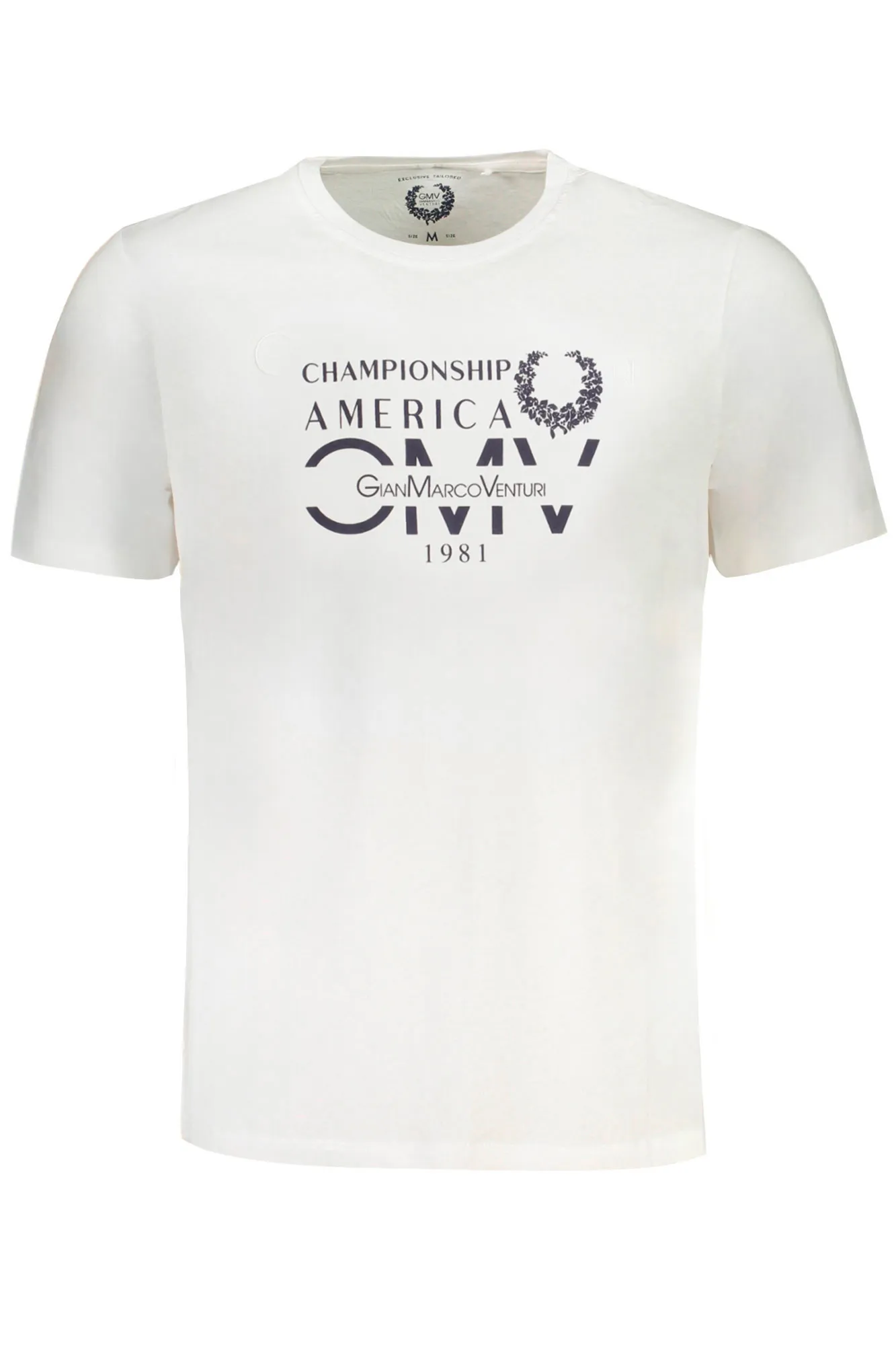 Herren T-Shirt Weiß AU01484ITALO_BIWHITE
