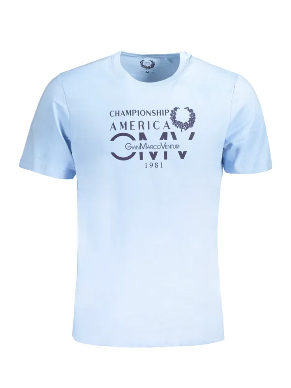 GIAN MARCO VENTURI Herren T-Shirt Hellblau | online kaufen