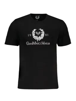 GIAN MARCO VENTURI Herren T-Shirt Schwarz mieten - Flex-Fashion