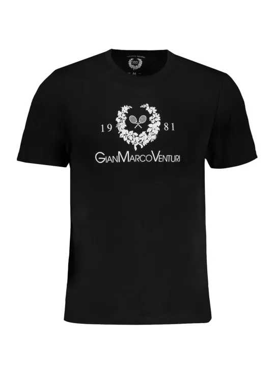 GIAN MARCO VENTURI Herren T-Shirt Schwarz | online kaufen