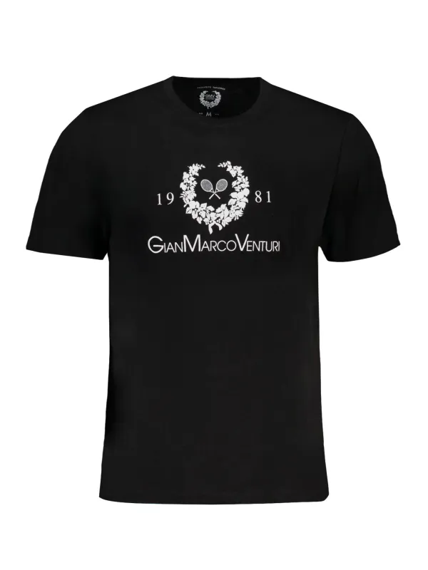 GIAN MARCO VENTURI Herren T-Shirt Schwarz | online kaufen