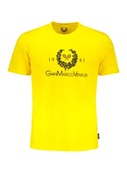 Mieten: GIAN MARCO VENTURI Gelbes Herren T-Shirt - Flex-Fashion