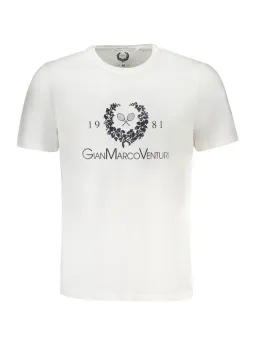 GIAN MARCO VENTURI Herren T-Shirt Weiß mieten - Flex-Fashion