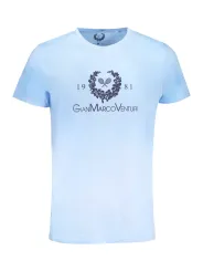 GIAN MARCO VENTURI Herren T-Shirt Hellblau | online kaufen