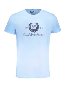 GIAN MARCO VENTURI Herren T-Shirt Hellblau | online kaufen