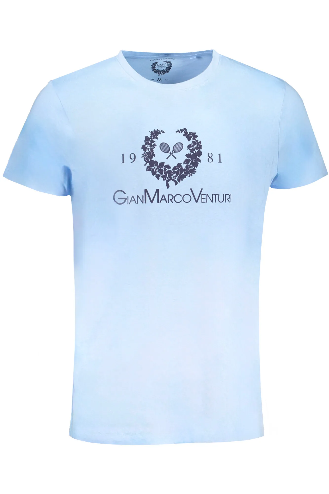 Herren T-Shirt Hellblau AU01419LINO_AZLIGHBL