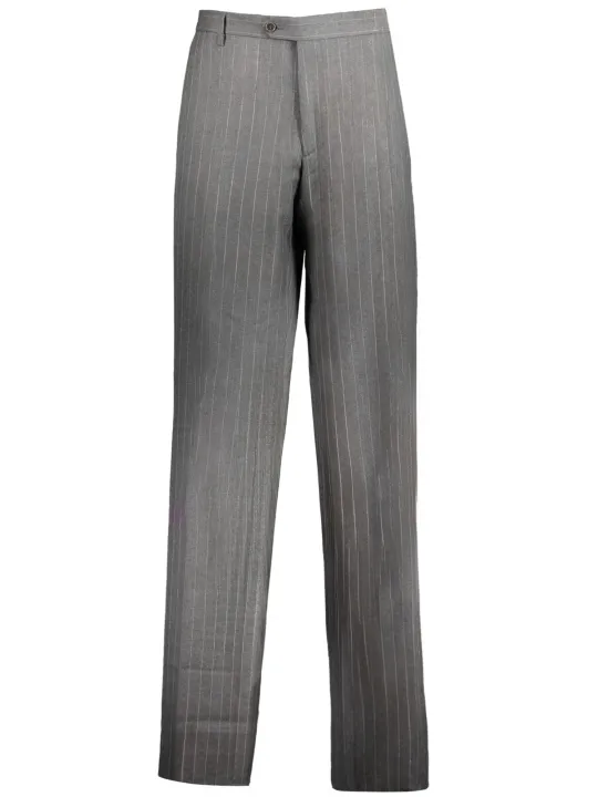 GIANFRANCO FERRÈ Herren NADELSTREIFENHOSE Grau