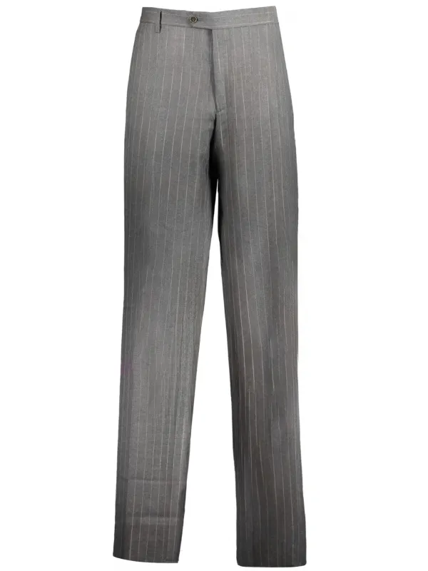 GIANFRANCO FERRÈ Herren NADELSTREIFENHOSE Grau