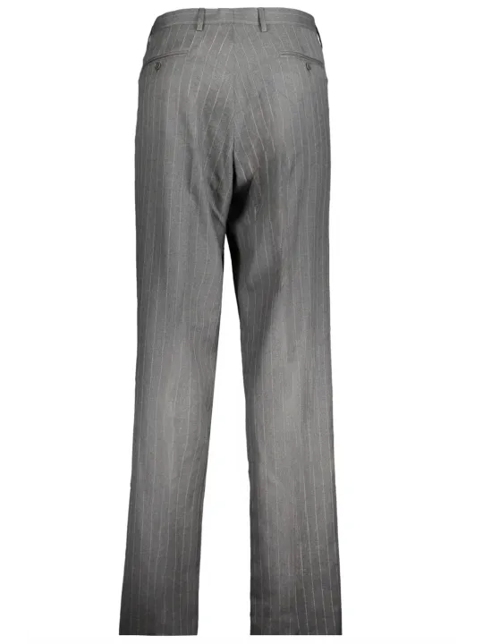 GIANFRANCO FERRÈ Herren NADELSTREIFENHOSE Grau
