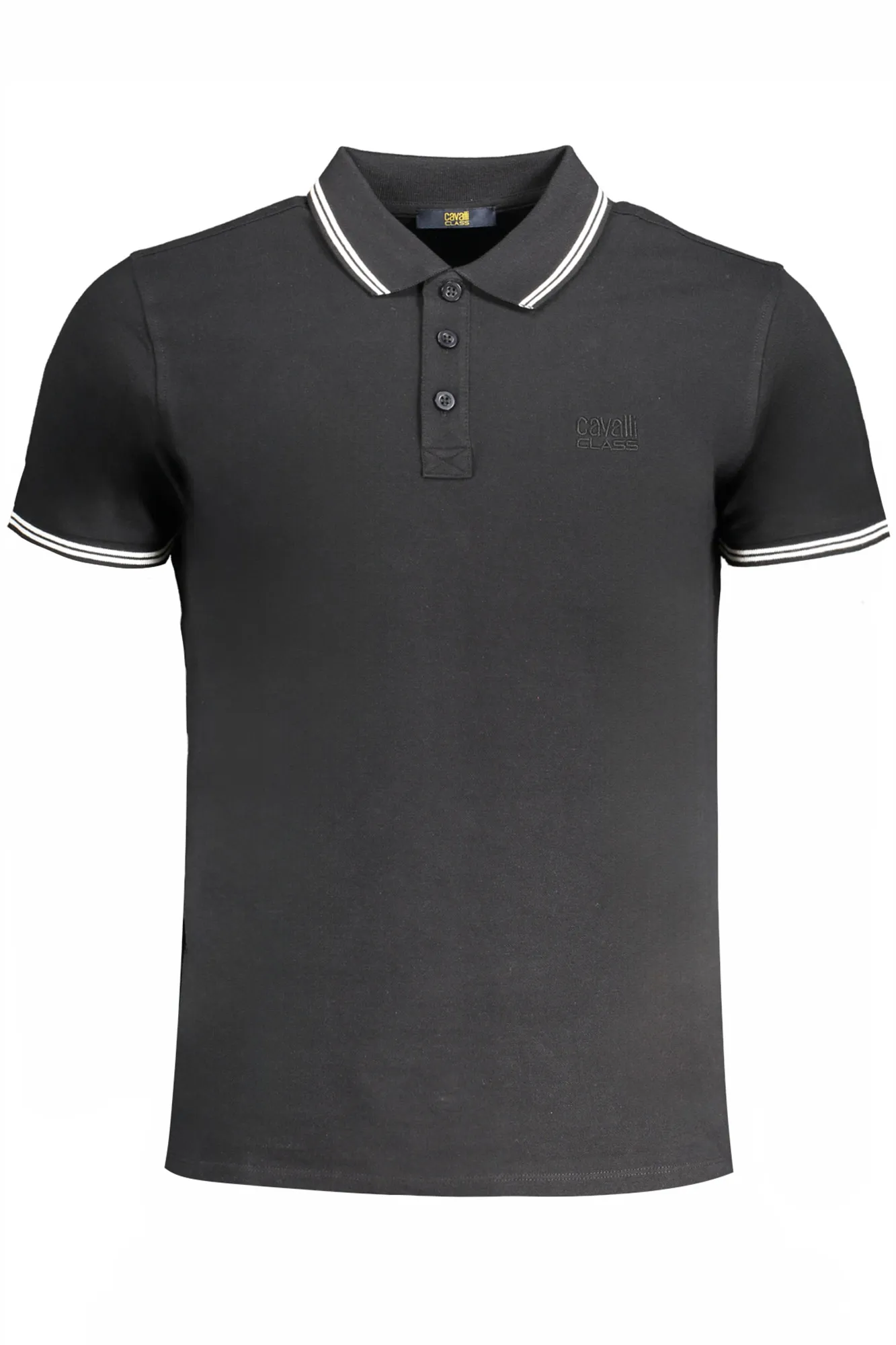 Herren POLOSHIRT Schwarz QXT64XKB002_NEBLACWH