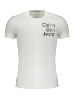 Calvin Klein Herren T-Shirt Weiß mieten | Flex-Fashion