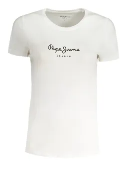 Pepe Jeans Damen T-Shirt Weiß mieten - Flex-Fashion Verleih