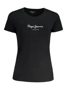 Pepe Jeans Damen T-Shirt Schwarz leihen - Flex-Fashion Verleih