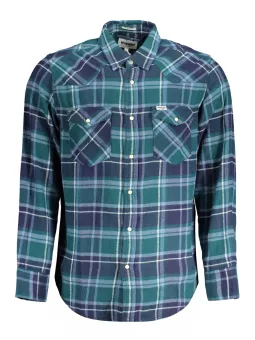 Grünes Wrangler Herrenhemd mieten - Flex-Fashion Verleih