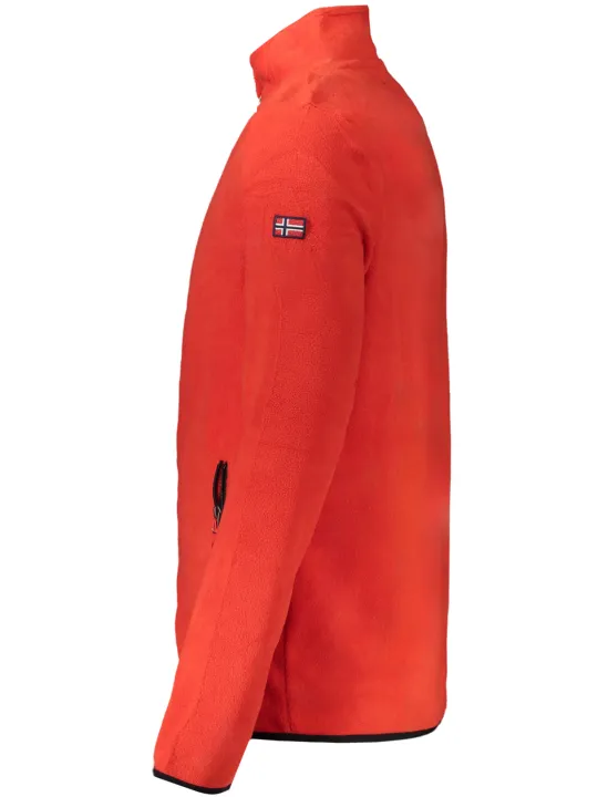 NORWAY 1963 Herren FLEECE-SWEATSHIRT Rot | online kaufen