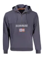 Napapijri Herren LANGARM-KAPUZENPULLOVER Blau