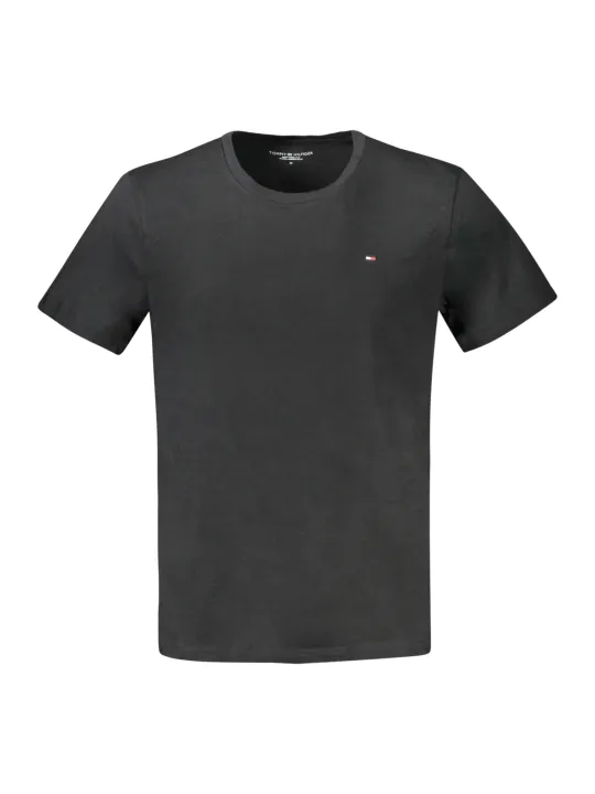 Tommy Hilfiger Herren KURZARM-T-SHIRT Schwarz