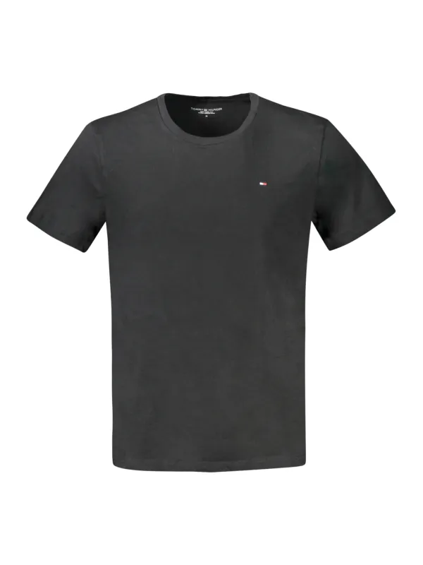 Tommy Hilfiger Herren KURZARM-T-SHIRT Schwarz