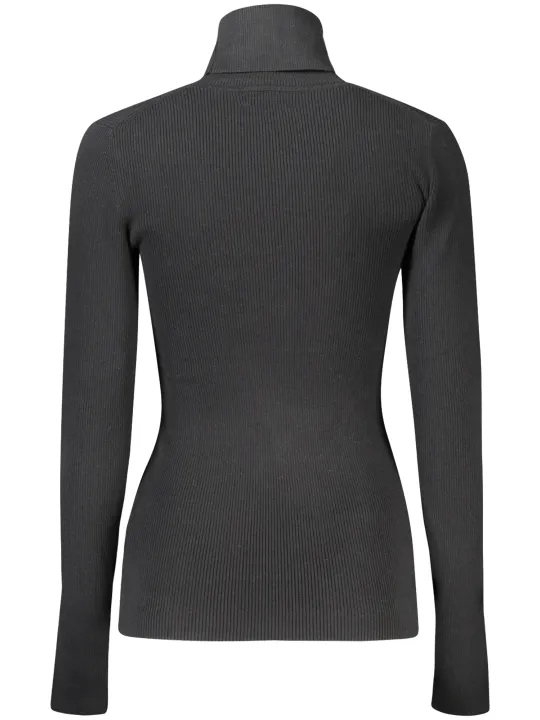 Calvin Klein Damen ROLLKRAGENPULLOVER Schwarz