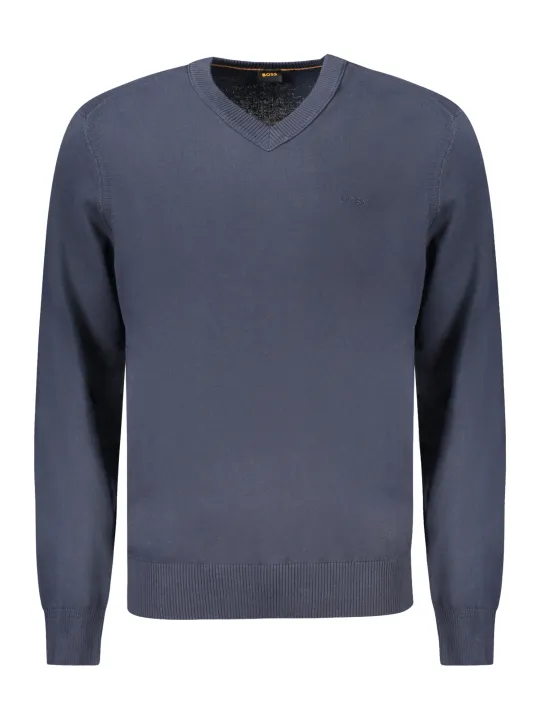 Boss Herren LANGARM-T-SHIRT Blau | online kaufen