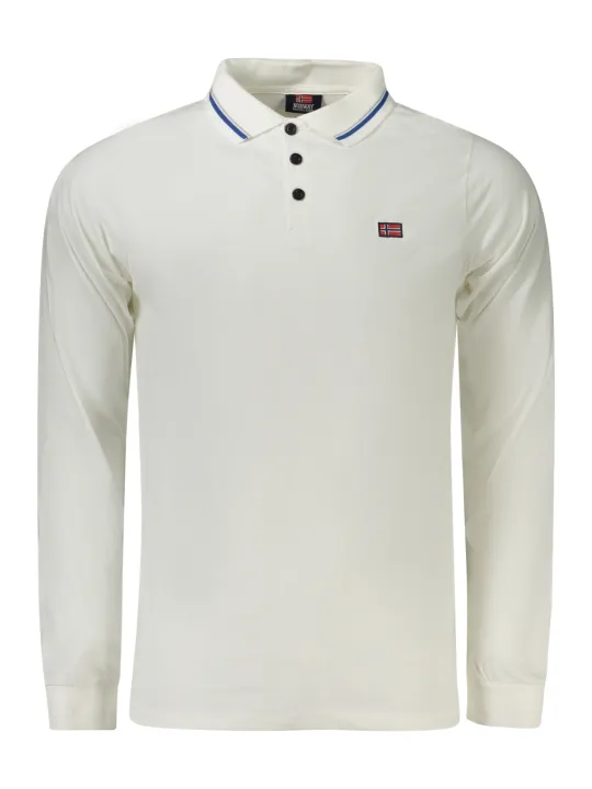 NORWAY 1963 Herren LANGARM-POLO Weiß | online kaufen