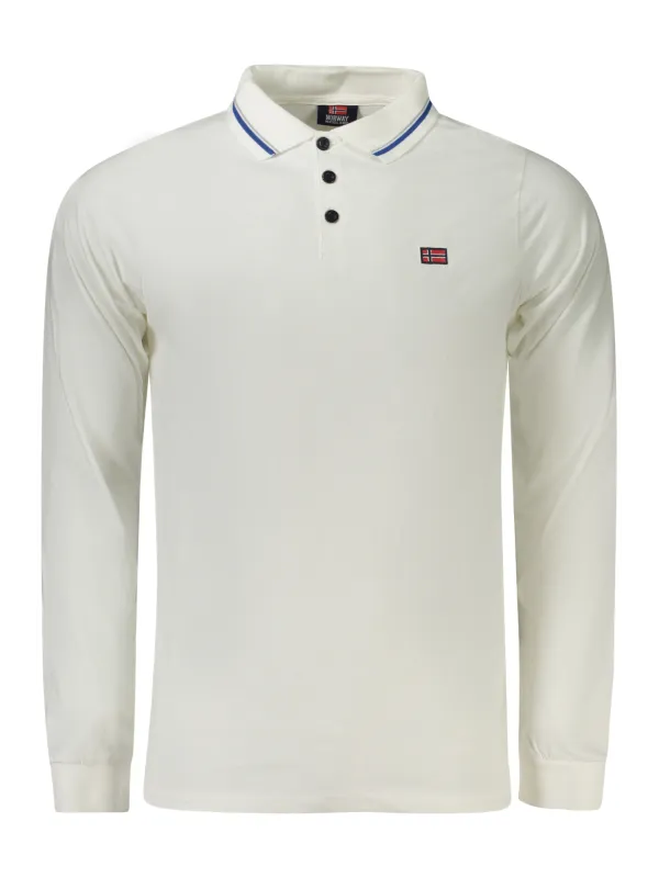 NORWAY 1963 Herren LANGARM-POLO Weiß | online kaufen