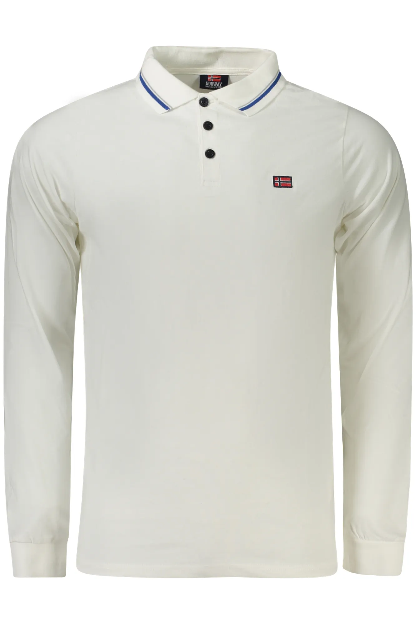 Herren LANGARM-POLO Weiß 848871_BIOFFWHI