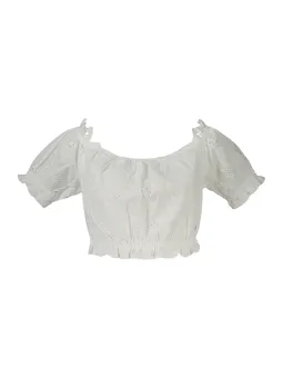 Damen GUESS Top Weiß mieten - Flex-Fashion Verleih