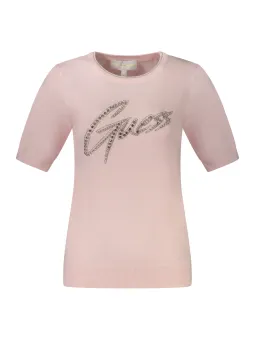 Mieten Sie den GUESS JEANS Damen Kurzarm-Pullover in Rosa