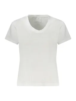 GUESS JEANS Damen KURZARM-T-SHIRT Weiß | online kaufen