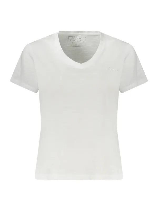 GUESS JEANS Damen KURZARM-T-SHIRT Weiß | online kaufen